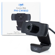PNI CW1850 „Full HD“ internetinė kamera, USB jungtis, prisegamas, įmontuotas mikrofonas PNI CW1850 „Full HD“ internetinė kamera, USB jungtis, prisegamas, įmontuotas mikrofonas