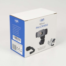 PNI CW1850 „Full HD“ internetinė kamera, USB jungtis, prisegamas, įmontuotas mikrofonas PNI CW1850 „Full HD“ internetinė kamera, USB jungtis, prisegamas, įmontuotas mikrofonas