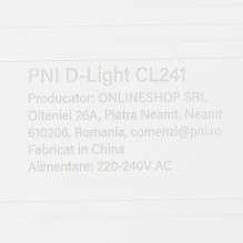 PNI D-Light CL241 24W LED ceiling light, square, 6500K, 230V power supply, 2640 lm, white