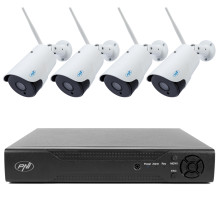 NVR PNI House IP716 vaizdo stebėjimo paketas ir 4 PNI IP52 kameros su IP, 2MP NVR PNI House IP716 vaizdo stebėjimo paketas ir 4 PNI IP52 kameros su IP, 2MP