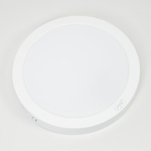 PNI D-Light CL240 24W LED lubinis šviestuvas, apvalus, 6500K, 230V maitinimo šaltinis, 2640 lm, baltas