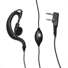 2-pin PNI HS81 2-pin microphone headset compatible with HP8001 PNI station and Kenwood and PNI radio stations