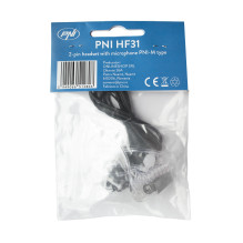 Headset with 2-pin PNI HF31 microphone, compatible with Midland radio stations Headset with 2-pin PNI HF31 microphone, compatible with Midland radio stations