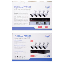 AHD PNI House PTZ1500 5MP video surveillance kit - DVR and 4 outdoor cameras AHD PNI House PTZ1500 5MP video surveillance kit - DVR and 4 outdoor cameras