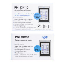 Access control keypad PNI DK110, stand alone, exterior and interior, IP54 especially for airBNB
