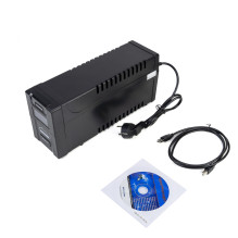 UPS „SilverCloud SafePC 650AVR“ galia, 360 W, LCD ekranas, kompiuterio stebėjimo programinė įranga