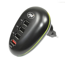 PNI HC41 USB įkroviklis telefonams, planšetiniams kompiuteriams, fotoaparatams PNI HC41 USB įkroviklis telefonams, planšetiniams kompiuteriams, fotoaparatams