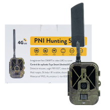 Medžioklės kamera PNI Hunting 550C Internet 4G LTE, tiesioginė prieiga ir pranešimai per „Tuya“ programą, įkraunama 8000 Medžioklės kamera PNI Hunting 550C Internet 4G LTE, tiesioginė prieiga ir pranešimai per „Tuya“ programą, įkraunama 8000