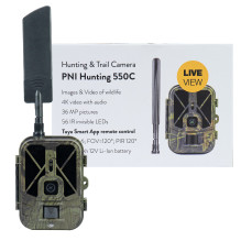 Medžioklės kamera PNI Hunting 550C Internet 4G LTE, tiesioginė prieiga ir pranešimai per „Tuya“ programą, įkraunama 8000 Medžioklės kamera PNI Hunting 550C Internet 4G LTE, tiesioginė prieiga ir pranešimai per „Tuya“ programą, įkraunama 8000