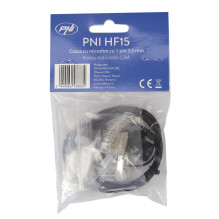 Ausinės su mikrofonu PNI HF15 su 1 kontaktu 3,5 mm, skirtos GSM radijo stotims Ausinės su mikrofonu PNI HF15 su 1 kontaktu 3,5 mm, skirtos GSM radijo stotims