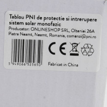 PNI painting for protection...