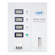 Three-phase voltage stabilizer PNI SVT-10K with servomotor, 10KVA, 380V output Three-phase voltage stabilizer PNI SVT-10K with servomotor, 10KVA, 380V output