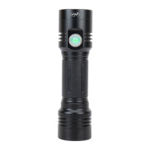 Aluminum PNI Adventure F200 dual LED flashlight, 4000mAh battery and micro USB port, 3 LEDs with large aperture and one Aluminum PNI Adventure F200 dual LED flashlight, 4000mAh battery and micro USB port, 3 LEDs with large aperture and one