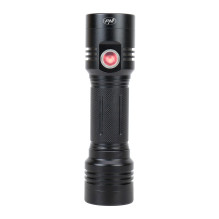 Aluminum PNI Adventure F200 dual LED flashlight, 4000mAh battery and micro USB port, 3 LEDs with large aperture and one Aluminum PNI Adventure F200 dual LED flashlight, 4000mAh battery and micro USB port, 3 LEDs with large aperture and one