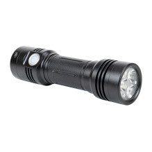Aluminum PNI Adventure F200 dual LED flashlight, 4000mAh battery and micro USB port, 3 LEDs with large aperture and one Aluminum PNI Adventure F200 dual LED flashlight, 4000mAh battery and micro USB port, 3 LEDs with large aperture and one