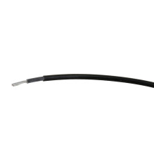 6 mm solar cable with UV protection 10 meters - BLACK