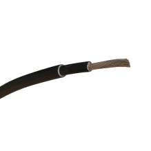 6 mm solar cable with UV protection 10 meters - BLACK