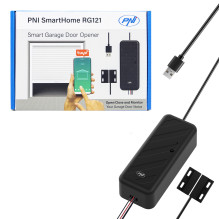PNI SmartHome RG121 smart relay with Wi-Fi for garage door / gate opening control, compatible with the Tuya application, PNI SmartHome RG121 smart relay with Wi-Fi for garage door / gate opening control, compatible with the Tuya application,