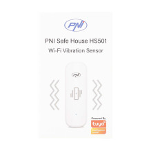 PNI SafeHouse HS501 vibration sensor with Wi-Fi, Tuya application compatible, 3V power supply PNI SafeHouse HS501 vibration sensor with Wi-Fi, Tuya application compatible, 3V power supply