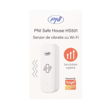 PNI SafeHouse HS501 vibration sensor with Wi-Fi, Tuya application compatible, 3V power supply PNI SafeHouse HS501 vibration sensor with Wi-Fi, Tuya application compatible, 3V power supply