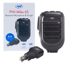Mikrofonas ir adapteris su „Bluetooth PNI Mike 65“, dviejų kanalų, suderinamas su PNI HP 6500, PNI HP 7120 Mikrofonas ir adapteris su „Bluetooth PNI Mike 65“, dviejų kanalų, suderinamas su PNI HP 6500, PNI HP 7120