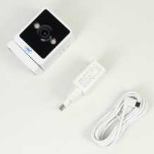 PNI IP744 4MP vaizdo stebėjimo kamera su IP, judesio aptikimu, dvikrypčiu garsu, „micro SD“ kortelės lizdu, plačiu kampu