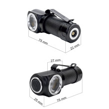 PNI Adventure F75 priekinis žibintas su 6 W, 600 lm LED, aliuminis, su baterija ir USB magnetiniu įkrovikliu PNI Adventure F75 priekinis žibintas su 6 W, 600 lm LED, aliuminis, su baterija ir USB magnetiniu įkrovikliu