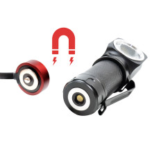 PNI Adventure F75 priekinis žibintas su 6 W, 600 lm LED, aliuminis, su baterija ir USB magnetiniu įkrovikliu PNI Adventure F75 priekinis žibintas su 6 W, 600 lm LED, aliuminis, su baterija ir USB magnetiniu įkrovikliu