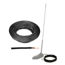 PNI RG174 kabelis metrui, skirtas CB Extra 45 antenoms PNI RG174 kabelis metrui, skirtas CB Extra 45 antenoms