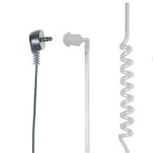 Headphone with microphone and acoustic tube PNI HF34 with 2 pins Midland plug Headphone with microphone and acoustic tube PNI HF34 with 2 pins Midland plug