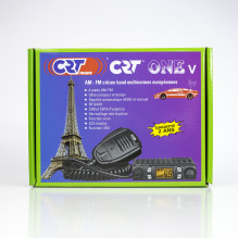 CB CRT One V radijo stotis su Vox, S-Meter, 4W, ASQ, 12V, RF stiprinimo funkcija
