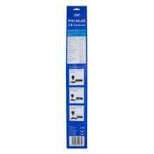 CB antena PNI ML40, 57 cm ilgio, su M6 į M5 sriegiuotu kišeniniu-kišeniniu adapteriu CB antena PNI ML40, 57 cm ilgio, su M6 į M5 sriegiuotu kišeniniu-kišeniniu adapteriu