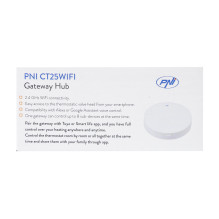 PNI CT25WIFI Internet Hub for PNI CT25T Thermostatic Head, for temperature control of radiators from Tuya Smart mobile a PNI CT25WIFI Internet Hub for PNI CT25T Thermostatic Head, for temperature control of radiators from Tuya Smart mobile a
