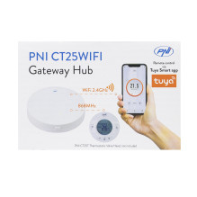 PNI CT25WIFI interneto mazgas, skirtas PNI CT25T termostatinei galvutei, skirtas radiatorių temperatūros valdymui iš „Tu PNI CT25WIFI interneto mazgas, skirtas PNI CT25T termostatinei galvutei, skirtas radiatorių temperatūros valdymui iš „Tu