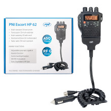 Portable CB radio station PNI Escort HP 62, multi standard, 4W, 12V, AM-FM, 5-level adjustable ASQ, 9-level RF gain, Dua Portable CB radio station PNI Escort HP 62, multi standard, 4W, 12V, AM-FM, 5-level adjustable ASQ, 9-level RF gain, Dua