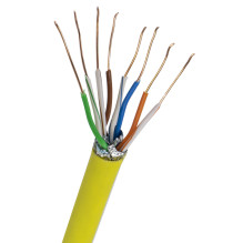 S / FTP CAT7 PNI SF07 cable at 10Gbps meter, 1000MHz, for internet and surveillance systems S / FTP CAT7 PNI SF07 cable at 10Gbps meter, 1000MHz, for internet and surveillance systems