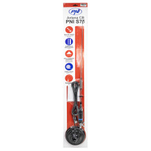 CB PNI S75 antena su drugeliu, 26–28 MHz, smaigalio ilgis 54 cm, magnetas 125 mm komplekte CB PNI S75 antena su drugeliu, 26–28 MHz, smaigalio ilgis 54 cm, magnetas 125 mm komplekte