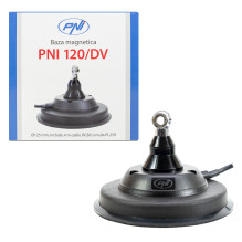 PNI 120 / DV 125 mm magnetinis pagrindas turi 4 m laidą ir PL259 lizdą