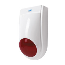 The Wireless PNI SafeHouse HS007 wireless wireless siren with battery for wireless alarm systems