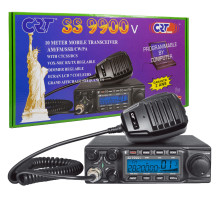 Amateur radio station CRT SS 9900V AM, FM, LSB, USB, CW 28-29.7Mhz, ASQ, DTMF, Roger Beep, 12V, CTCSS, DCS, programmable