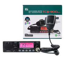 CB TTi TCB-900 EVO radio station, 12V 24V, Scan, SQ, DSS, Dual Watch, Mic Gain, Bluetooth dongle connector CB TTi TCB-900 EVO radio station, 12V 24V, Scan, SQ, DSS, Dual Watch, Mic Gain, Bluetooth dongle connector