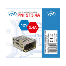 Switched voltage source PNI ST3.4A 12V 3.4A stabilized for surveillance systems Switched voltage source PNI ST3.4A 12V 3.4A stabilized for surveillance systems