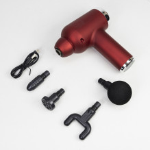 PNI FG8118 vibrating massage device, 4 massage heads, 6 intensity steps, 1800 mAh battery included