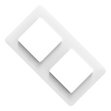 PNI WS2 double frame for switch or PNI SmartHome smart socket PNI WS2 double frame for switch or PNI SmartHome smart socket