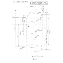 Yala hotel access control PNI CH2000R Gold with opening card reader on the right side