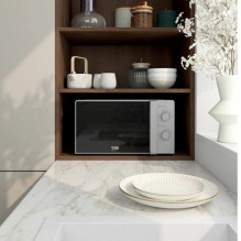 Microwave oven Beko MOC20100SFB, 700 W, 20 L, defrost function, gray