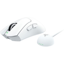 Kompiuterinė pelė Razer DeathAdder V4 Pro, balta