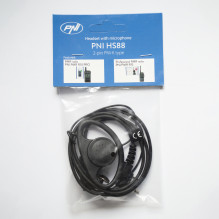 Headphone with PNI HS88 microphone with 2 pins PNI-K plug Headphone with PNI HS88 microphone with 2 pins PNI-K plug