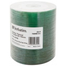 Matrix CD-R Verbatim 700MB 1x-52x be ID terminio spausdinimo 100 vnt. pakuotė su įvyniojimo velenu