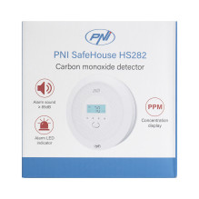 Anglies monoksido (CO) jutiklis PNI SafeHouse HS282 garsinis signalas Anglies monoksido (CO) jutiklis PNI SafeHouse HS282 garsinis signalas